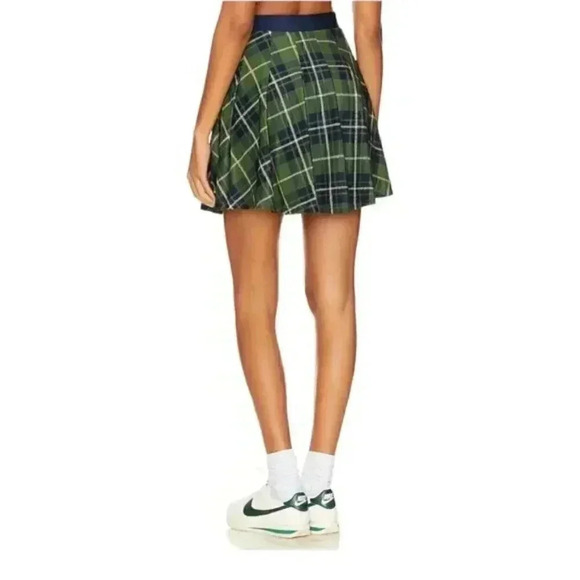 WeWoreWhat Tennis Club Plaid Skort in Court Green - Picture 3 of 9